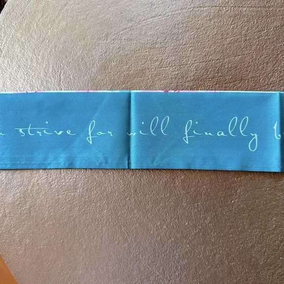 Reversible Pink & Green Cherry Blossom Twilly Narrow Scarf Tie Handbag Hair Bow - Picture 5 of 8